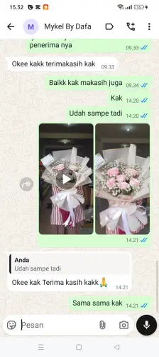 Testimonial Buket Bunga banda aceh