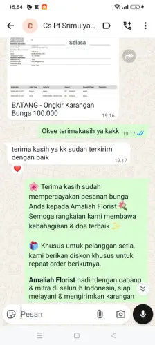 Testimonial Papan Bunga banda aceh