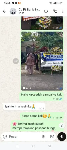 Testimonial Papan Bunga banda aceh